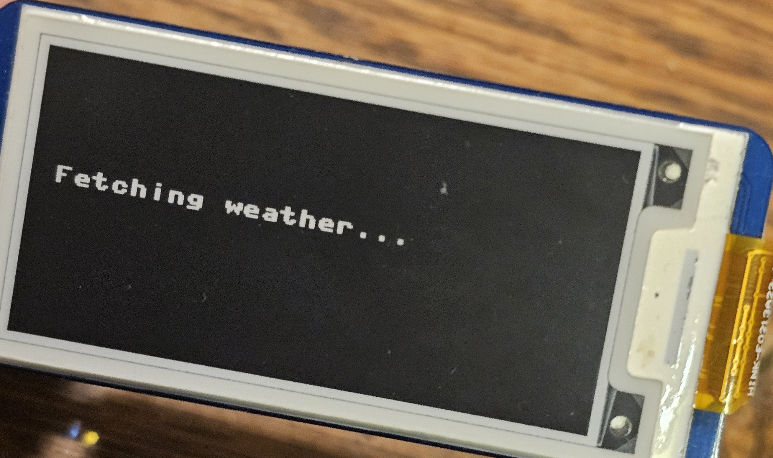 Getting Weather